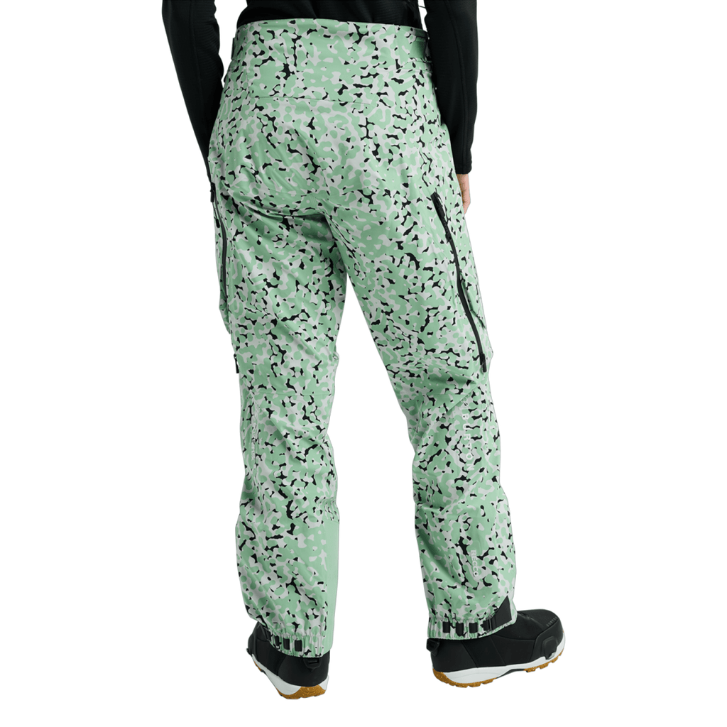 Burton Women's [ak] Tuvak Gore - Tex C - Knit 3L Pant 2026 Sage Dot Camo - Pacific Boarder