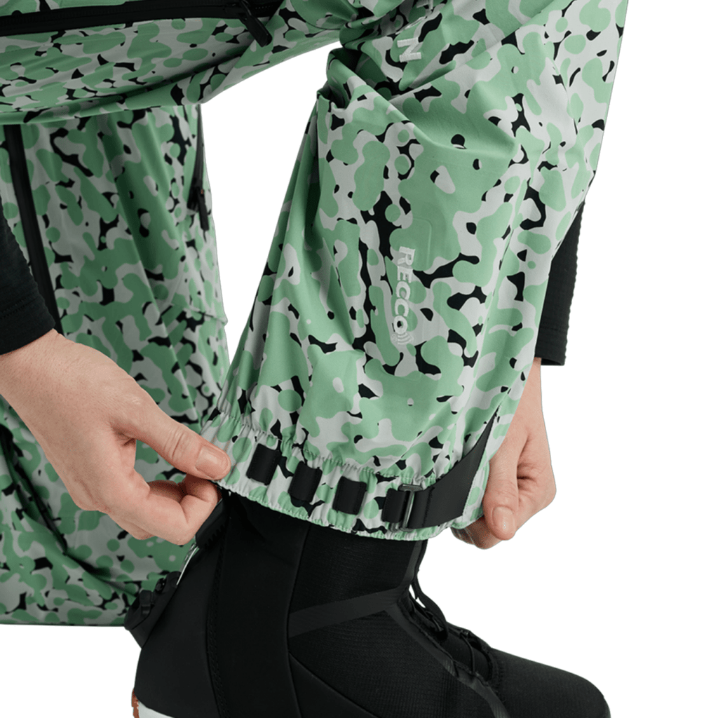 Burton Women's [ak] Tuvak Gore - Tex C - Knit 3L Pant 2026 Sage Dot Camo - Pacific Boarder