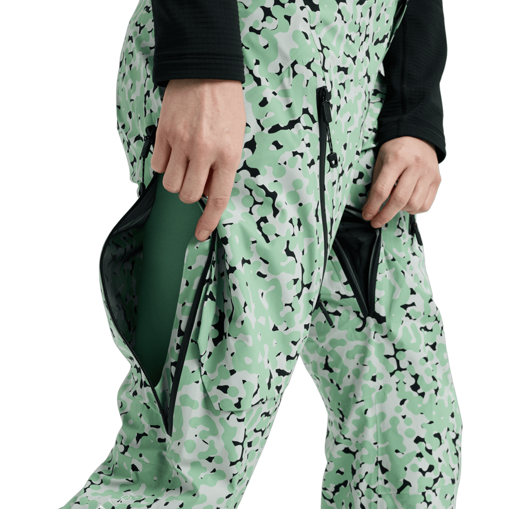Burton Women's [ak] Tuvak Gore - Tex C - Knit 3L Pant 2026 Sage Dot Camo - Pacific Boarder