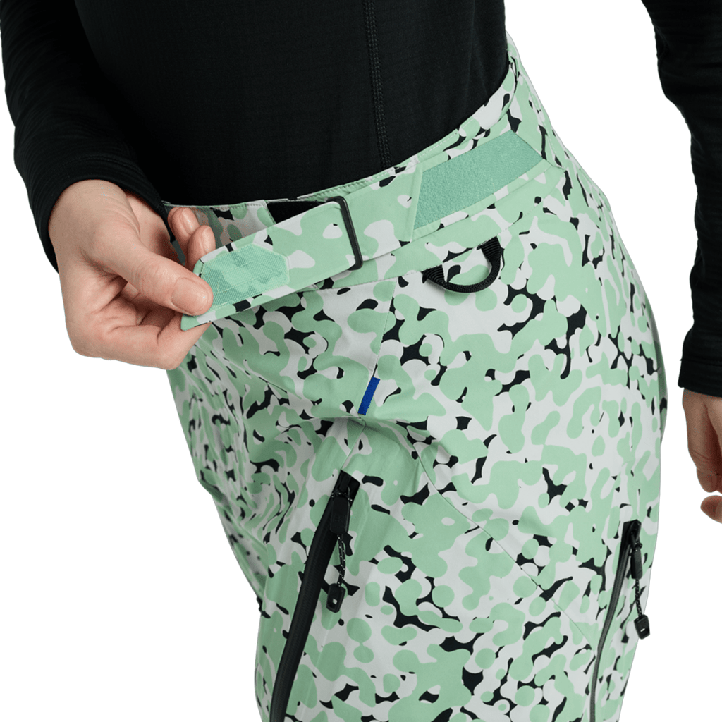 Burton Women's [ak] Tuvak Gore - Tex C - Knit 3L Pant 2026 Sage Dot Camo - Pacific Boarder
