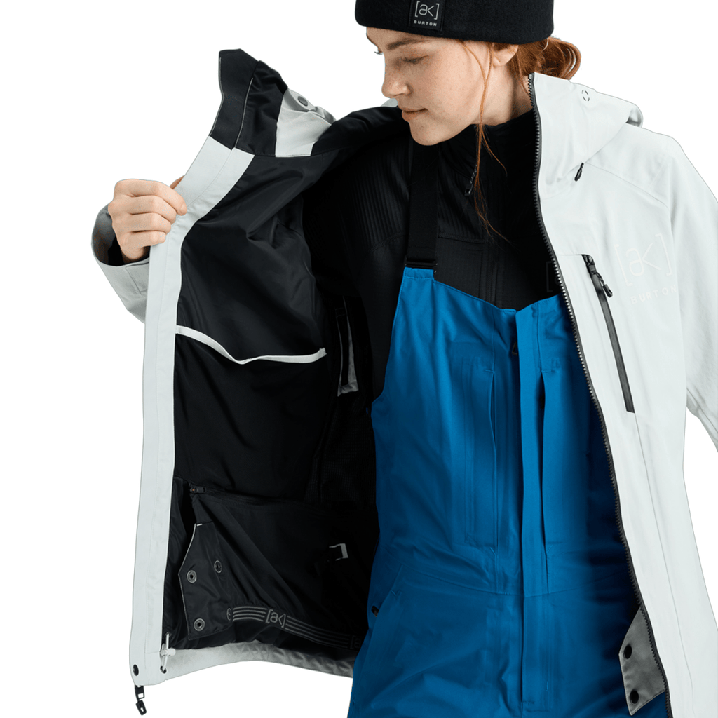 Burton Women's [ak] Upshift Gore - Tex 2L Jacket 2026 Gray Cloud - Pacific Boarder