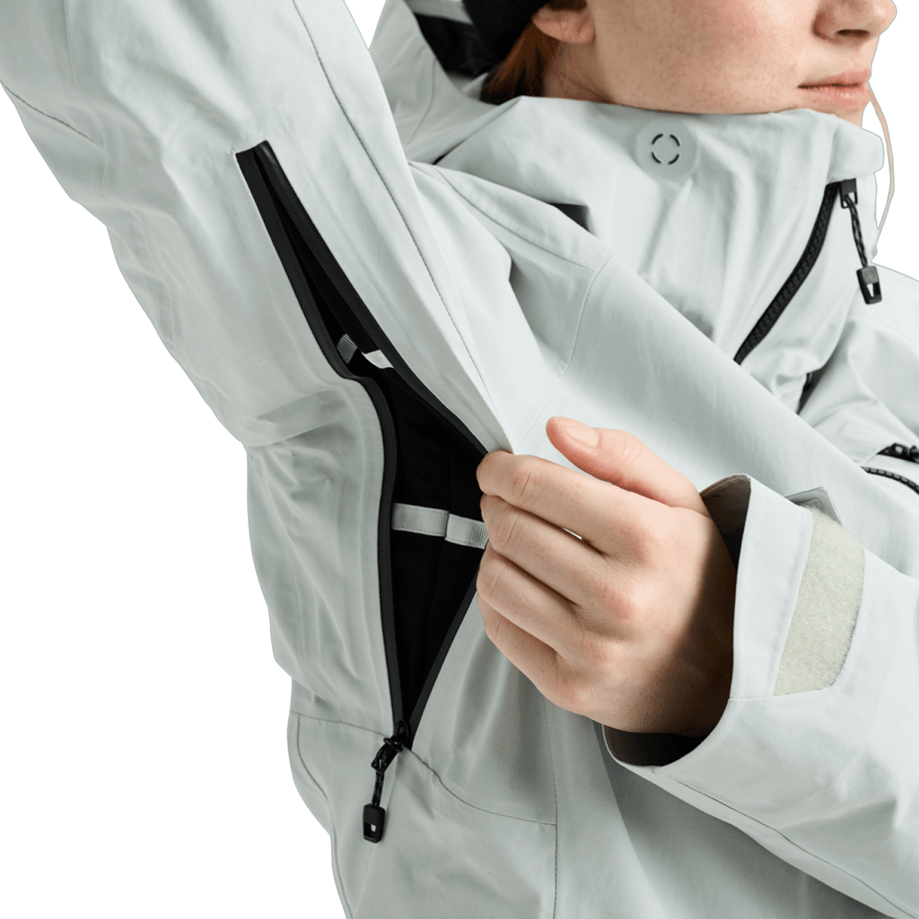 Burton Women's [ak] Upshift Gore - Tex 2L Jacket 2026 Gray Cloud - Pacific Boarder