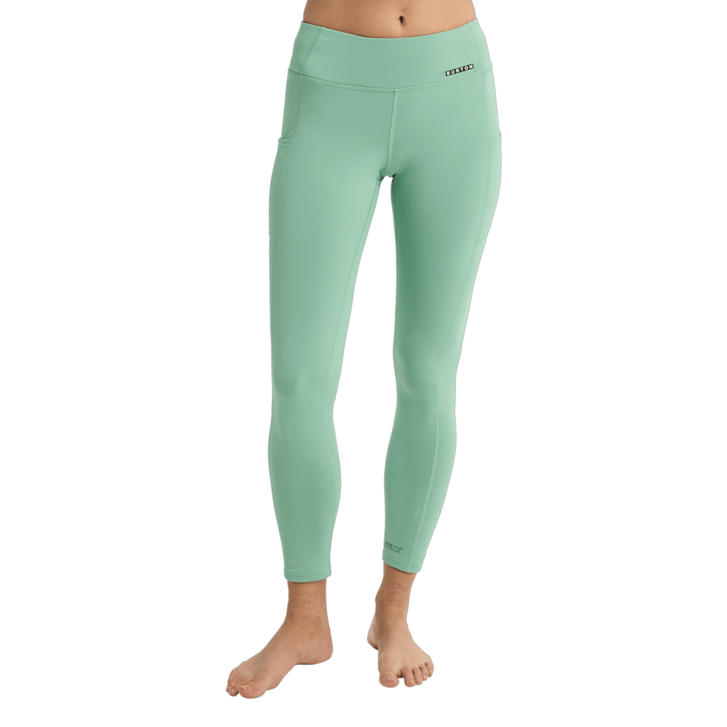 Burton Women's Heavyweight X Base Layer Pant 2026 Soft Sage - Pacific Boarder