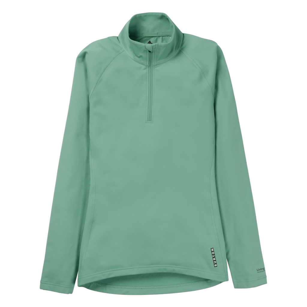 Burton Women's Heavyweight X Quarter Zip 2026 Soft Sage - Pacific Boarder
