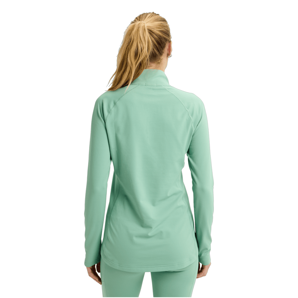 Burton Women's Heavyweight X Quarter Zip 2026 Soft Sage - Pacific Boarder