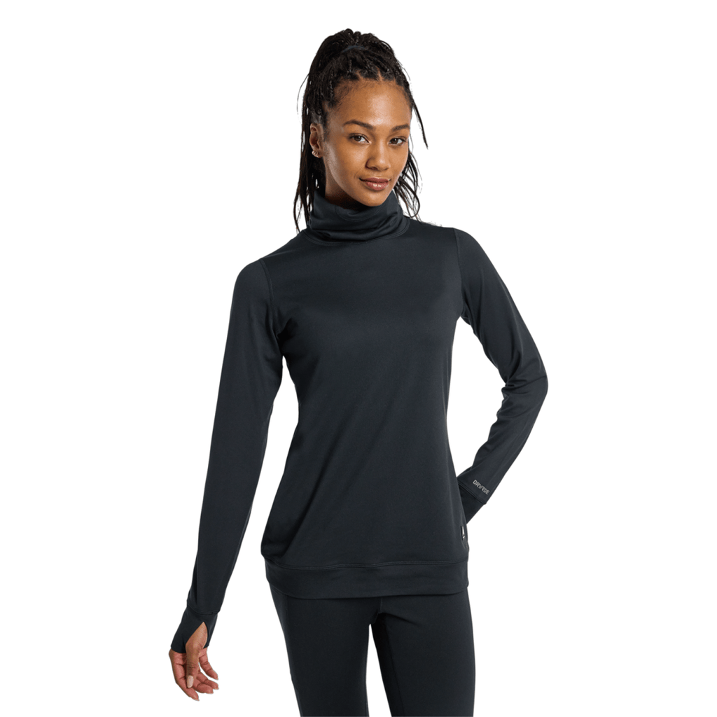 Burton Women's Midweight Long Neck 2026 True Black - Pacific Boarder