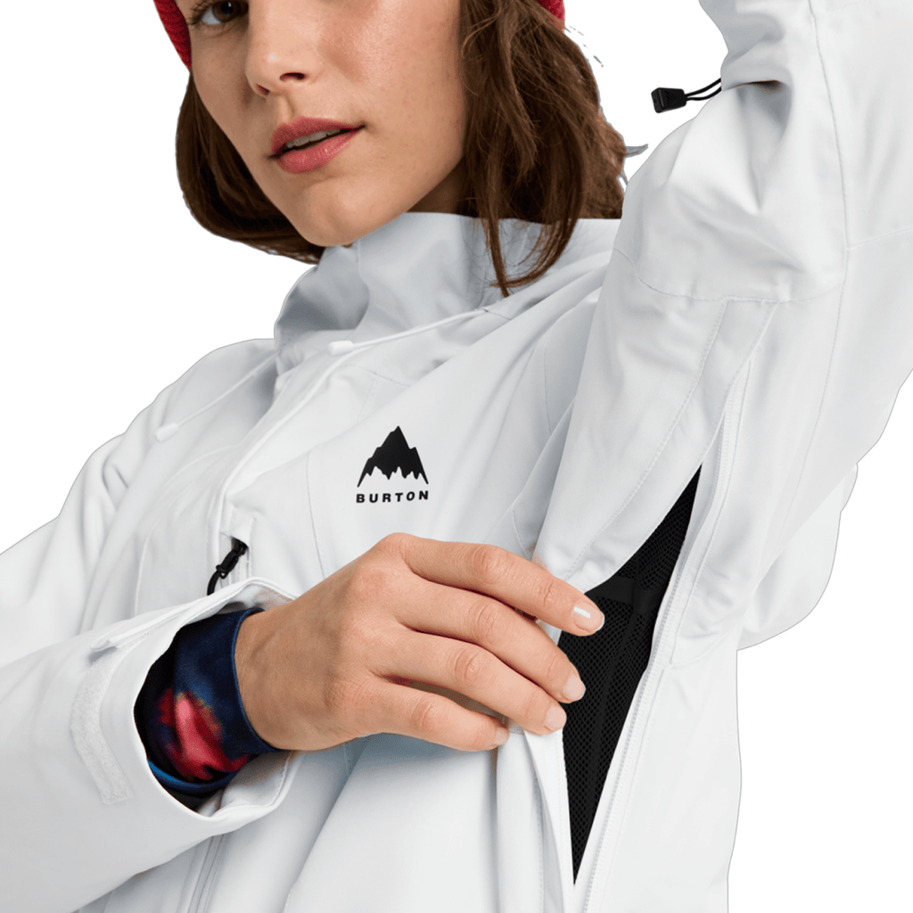 Burton Women's Reserve 2L Insulated Stretch Slim Jacket 2026 Stout White - Pacific Boarder