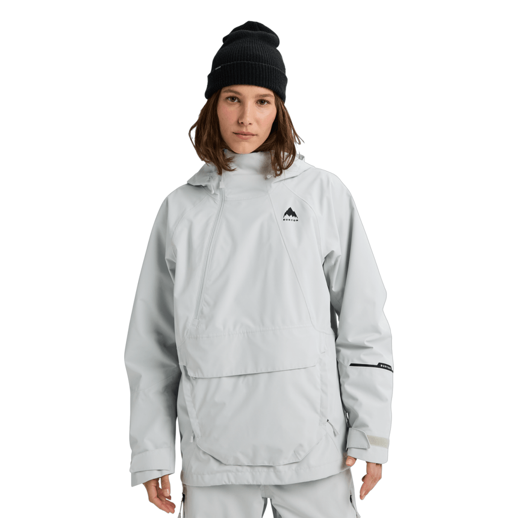 Burton Women's Reserve 2L Relaxed Anorak 2026 Gray Cloud - Pacific Boarder