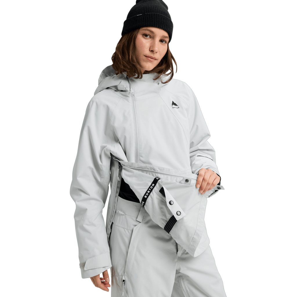 Burton Women's Reserve 2L Relaxed Anorak 2026 Gray Cloud - Pacific Boarder
