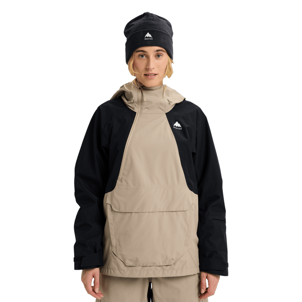 Burton Women's Reserve 2L Relaxed Anorak 2026 Summit Taupe/True Black - Pacific Boarder