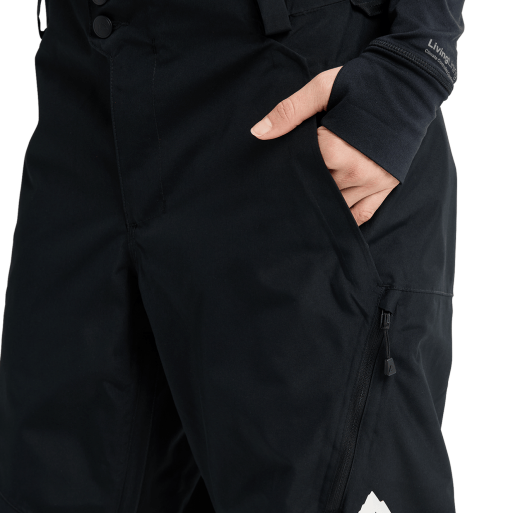Burton Women's Reserve 2L Relaxed Pant 2026 True Black - Pacific Boarder