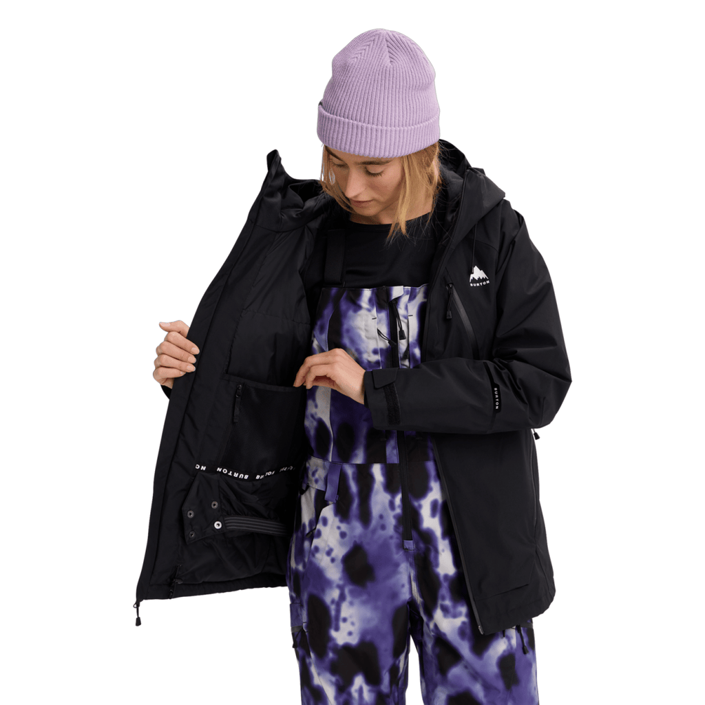Burton Women's Reserve Gore - Tex 2L Insulated Jacket 2026 True Black - Pacific Boarder