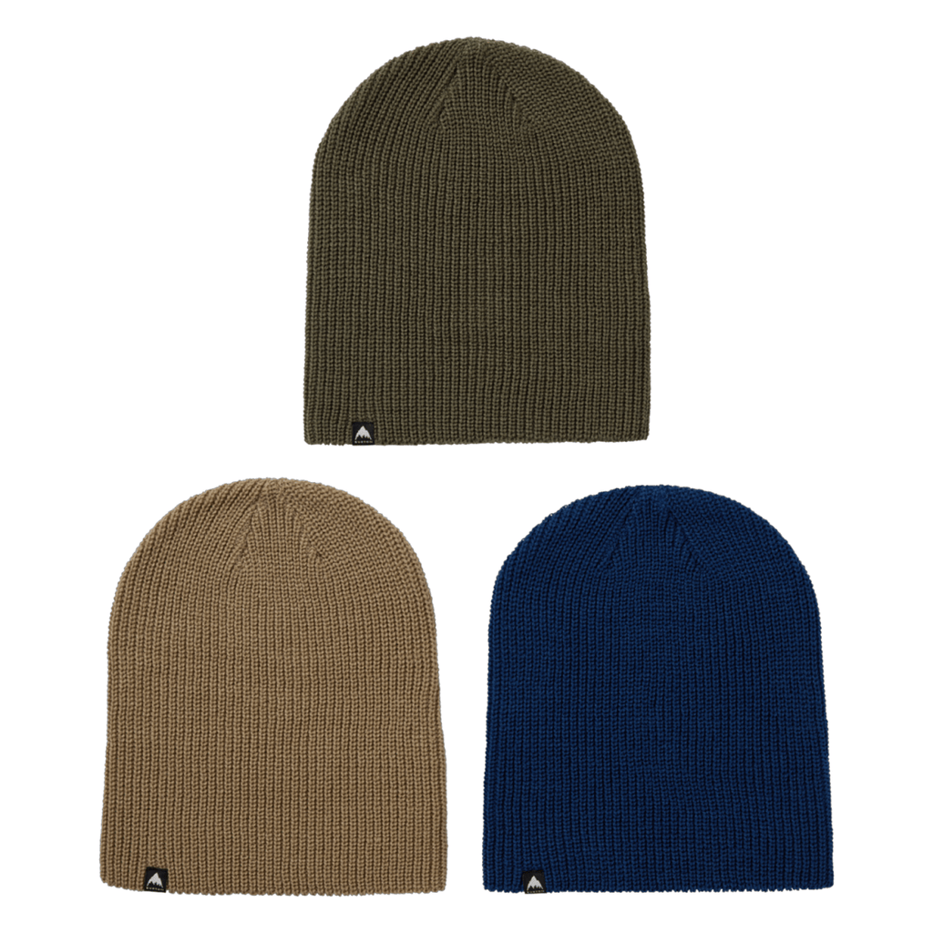 Burton Recycled Dnd Beanie (3 Pack) Nightfall/Summit Taupe/Forest Moss - Pacific Boarder