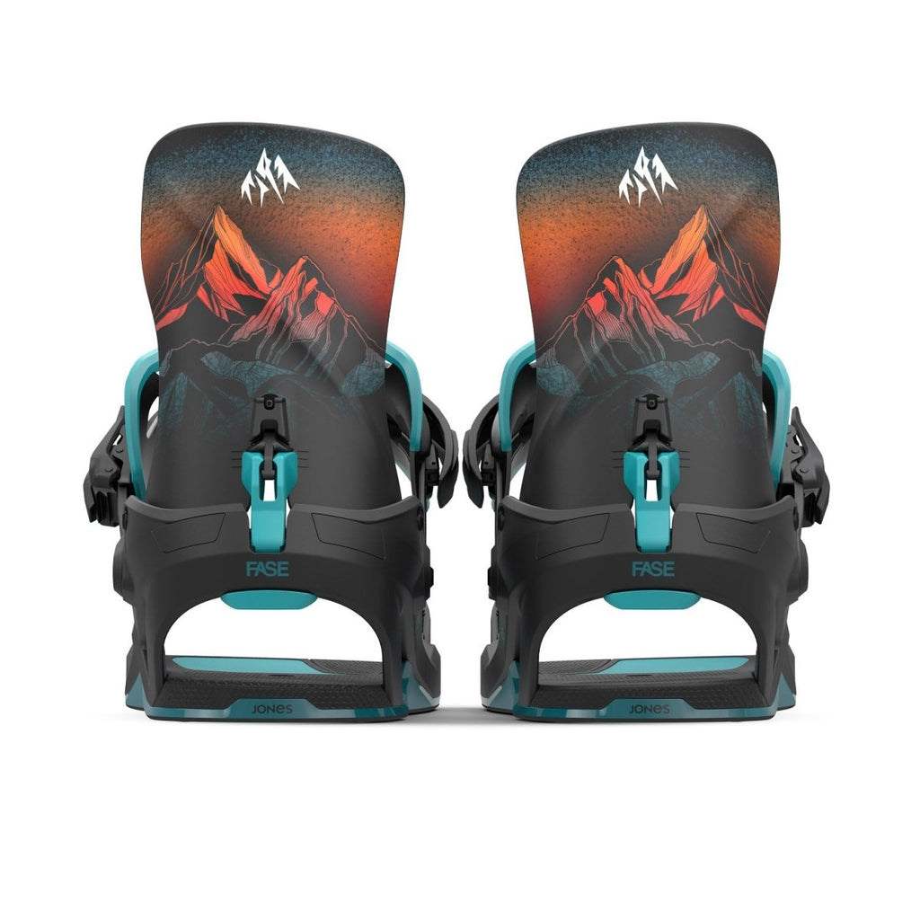 Jones Mercury FASE Art Snowboard Bindings 2026 Blue Art - Pacific Boarder