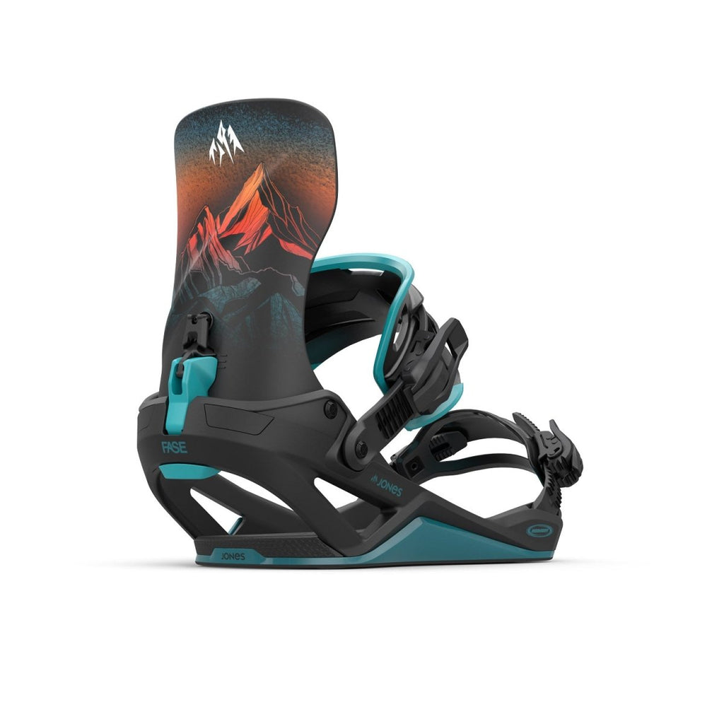 Jones Mercury FASE Art Snowboard Bindings 2026 Blue Art - Pacific Boarder