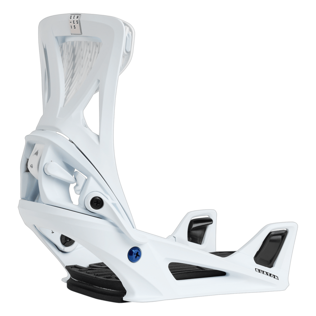 Burton Men's Step On Genesis Re:Flex Snowboard Bindings 2026 White - Pacific Boarder