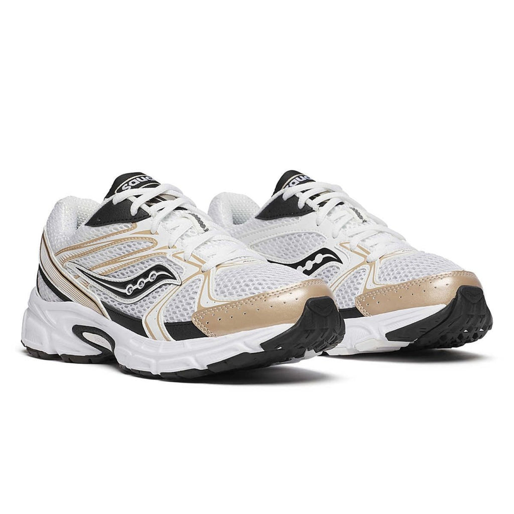 Saucony Ride Millennium Shoe White/Gold/Black - Pacific Boarder