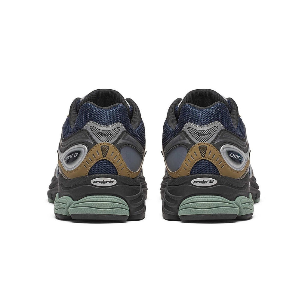 Saucony Progrid Omni 9 Shoe Brown/Navy - Pacific Boarder