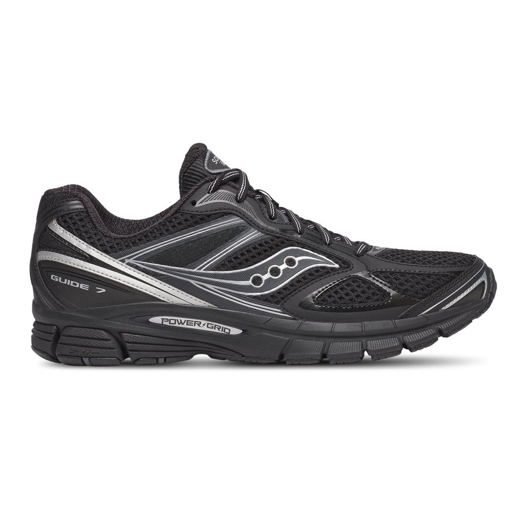 Saucony Progrid Guide 7 Shoe Black/Silver - Pacific Boarder
