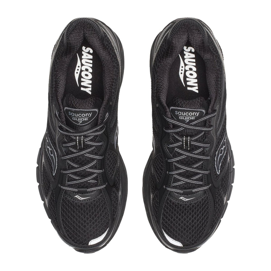 Saucony Progrid Guide 7 Shoe Black/Silver - Pacific Boarder