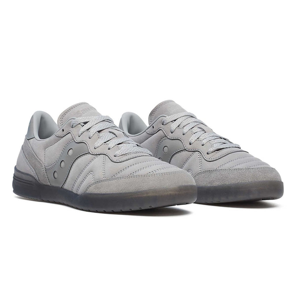 Saucony 586I Leather Shoe Grey/Grey - Pacific Boarder
