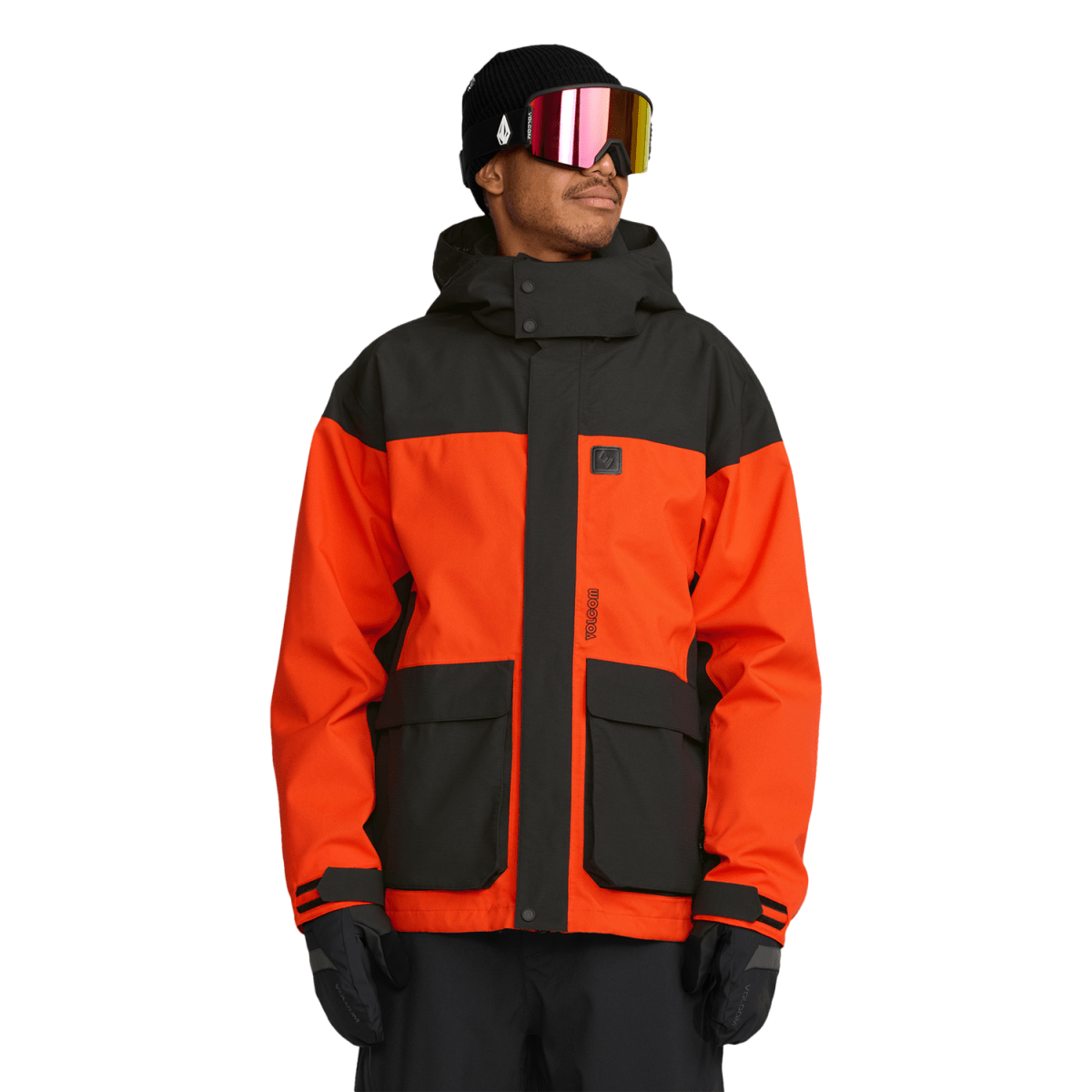 Volcom Men's Kleveland Jacket 2026 Orange Shock – Pacific Boarder