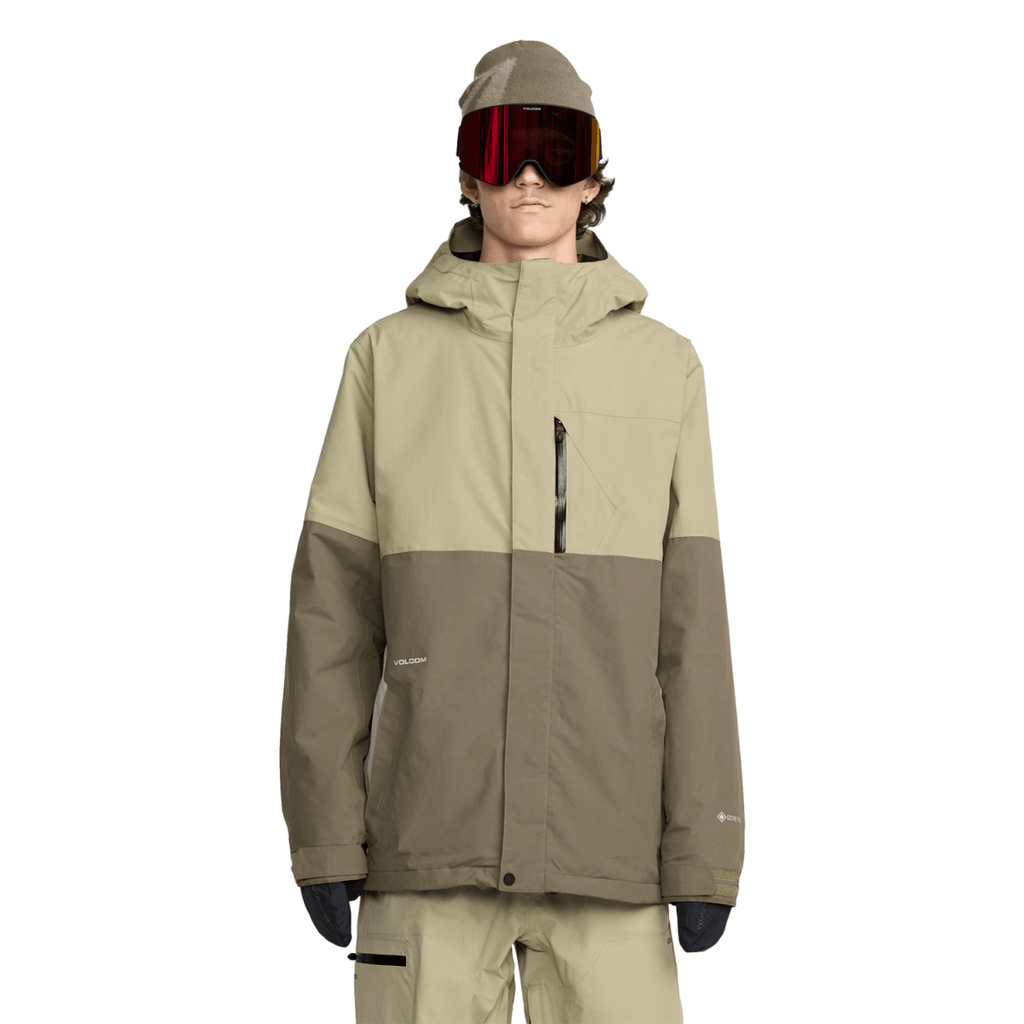 Volcom Men's L Gore - tex Jacket 2026 Moss Green - Pacific Boarder