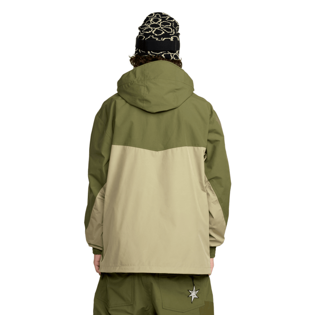 Volcom Men's Longo Gore - tex Jacket 2026 Dark Olive - Pacific Boarder