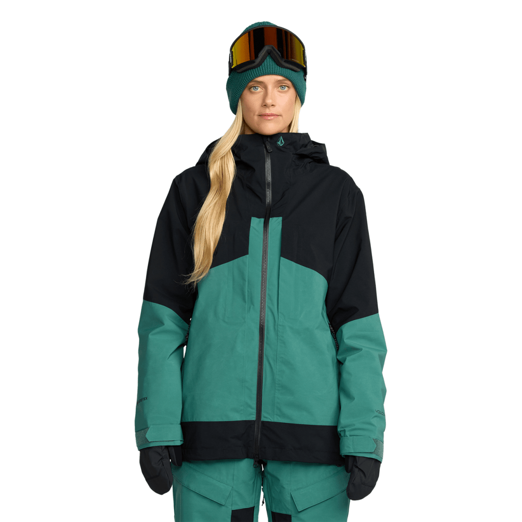 Volcom Women's At Stretch Gore - tex Jacket 2026 Spruce Green - Pacific Boarder