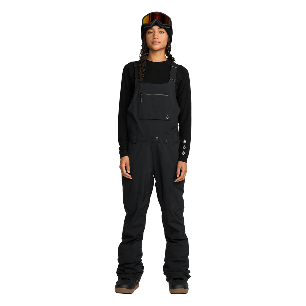Volcom Women's Ash Stretch Gore - tex Bib Overall 2026 Black - Pacific Boarder