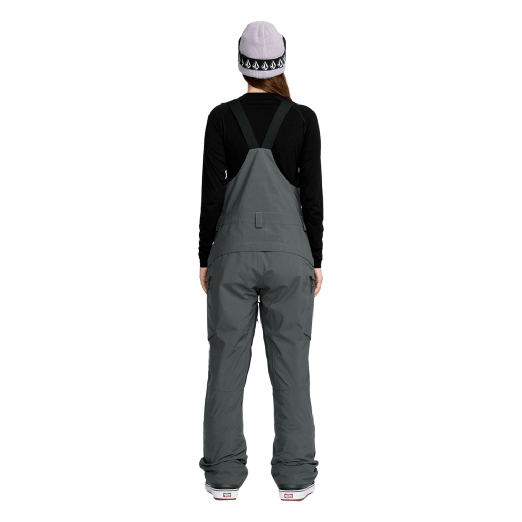Volcom Women's Ash Stretch Gore - tex Bib Overall 2026 Dark Grey - Pacific Boarder