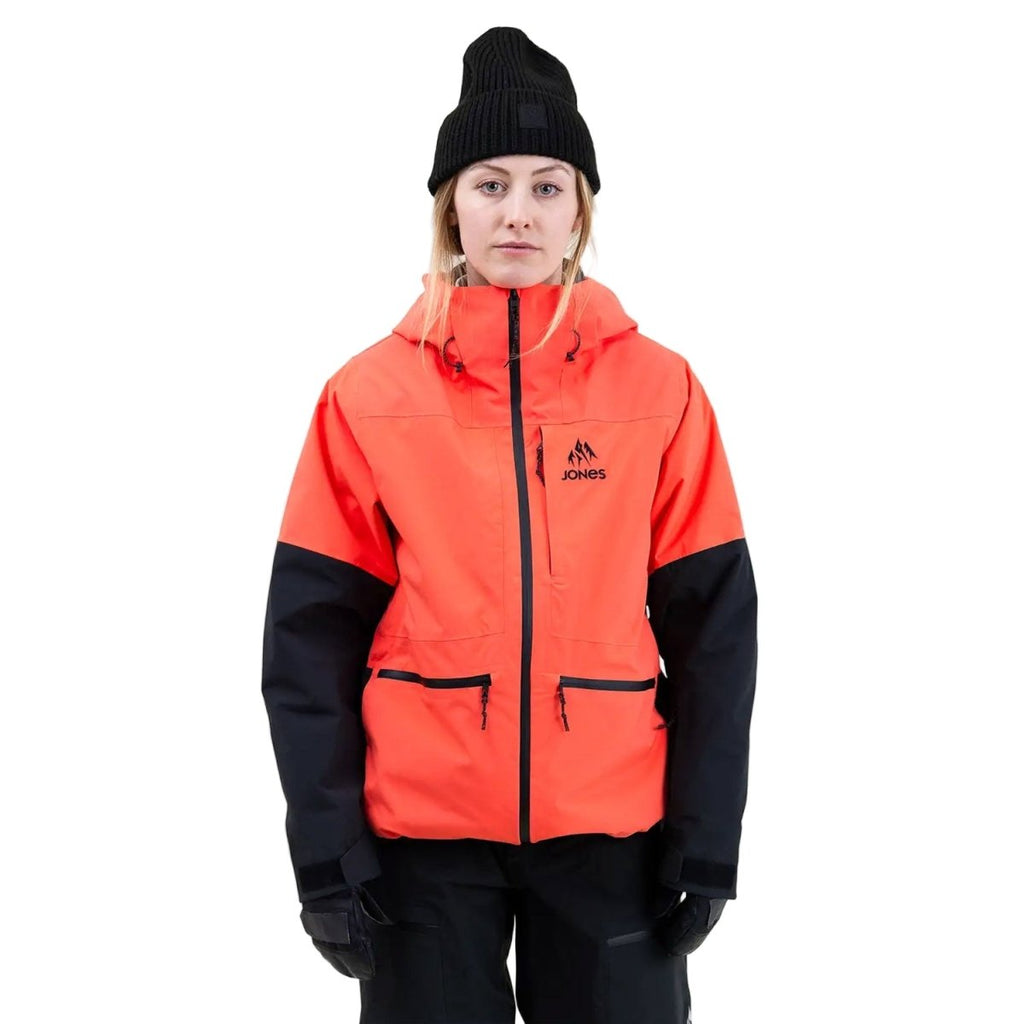 Jones Women's MTN Surf Recycled Jacket 2026 Deep Coral - Pacific Boarder