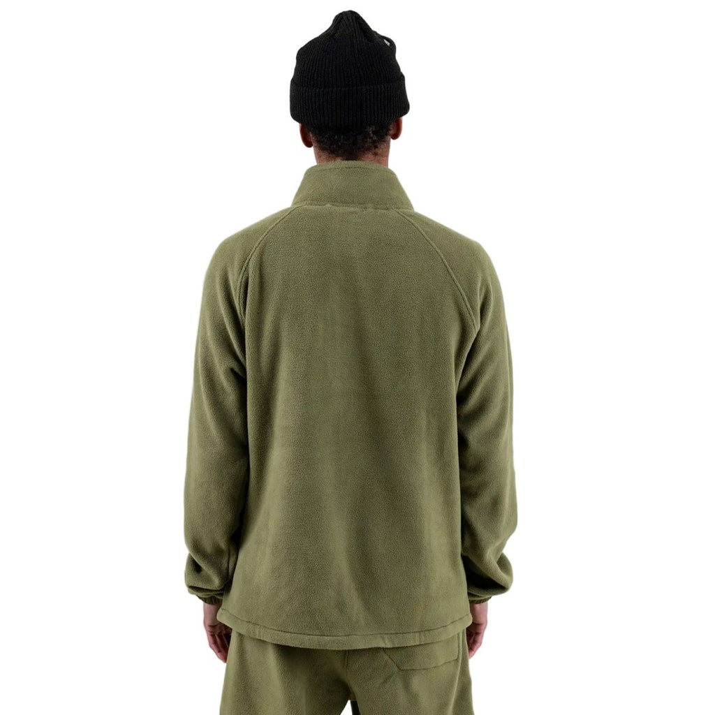 Jones Men's Lodge Half Zip Recycled Anorak 2026 Moss Green - Pacific Boarder