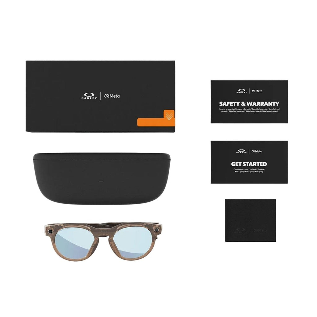 Oakley Meta HSTN Sunglasses Brown Smoke/Prizm Deep Polarized - Pacific Boarder