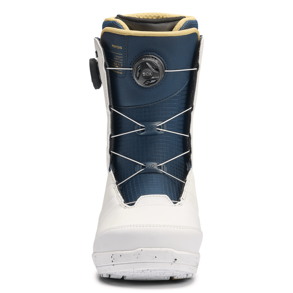 K2 Men's Maysis Snowboard Boots 2026 White David Djité - Pacific Boarder