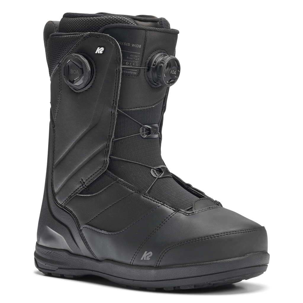 K2 Men's Maysis Wide Snowboard Boots 2026 Black - Pacific Boarder
