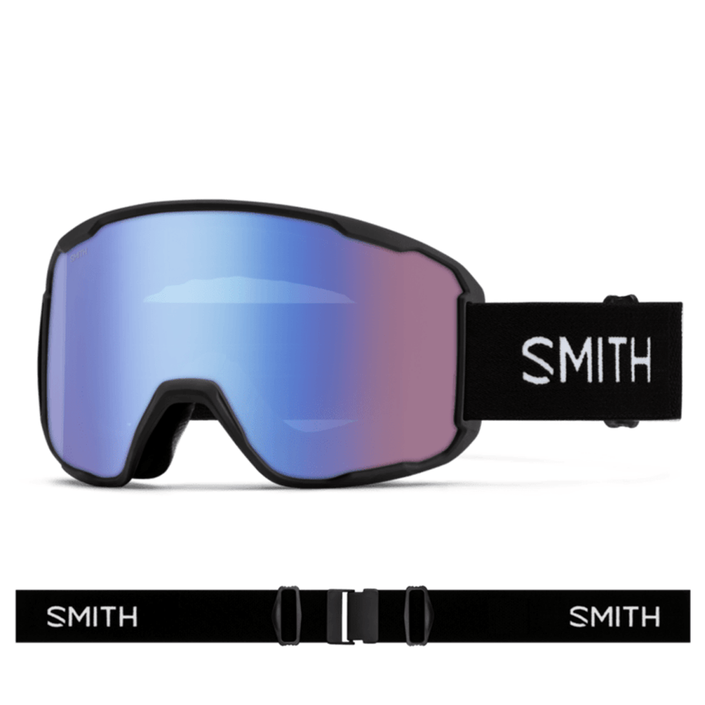Smith Preview Goggles Black/ChromaPop Storm Blue Sensor Mirror - Pacific Boarder