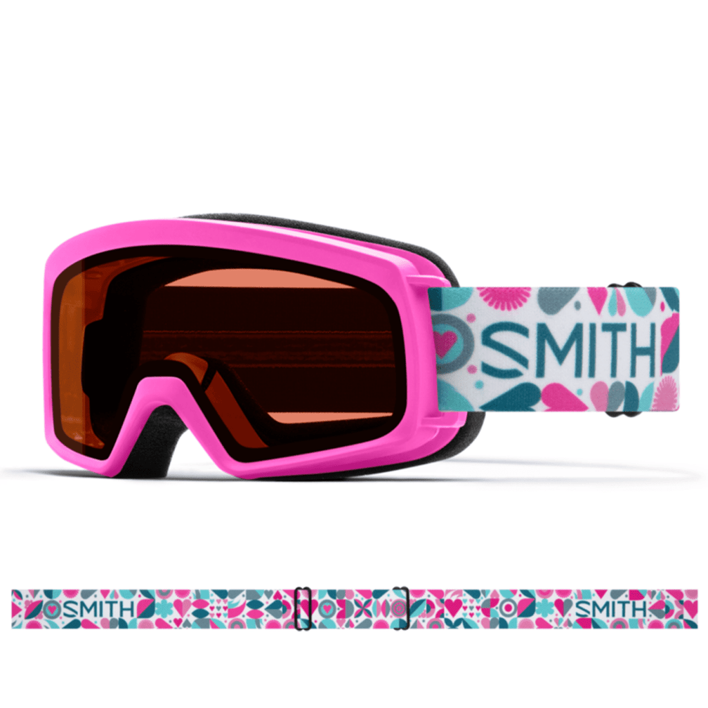Smith Rascal Goggles Vivid Pink Hearts/RC36 - Pacific Boarder