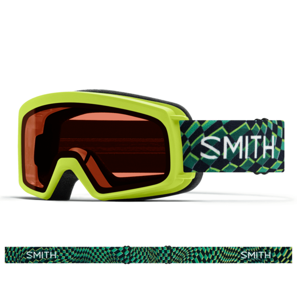Smith Rascal Goggles Electric Lime Left Turn/RC36 - Pacific Boarder