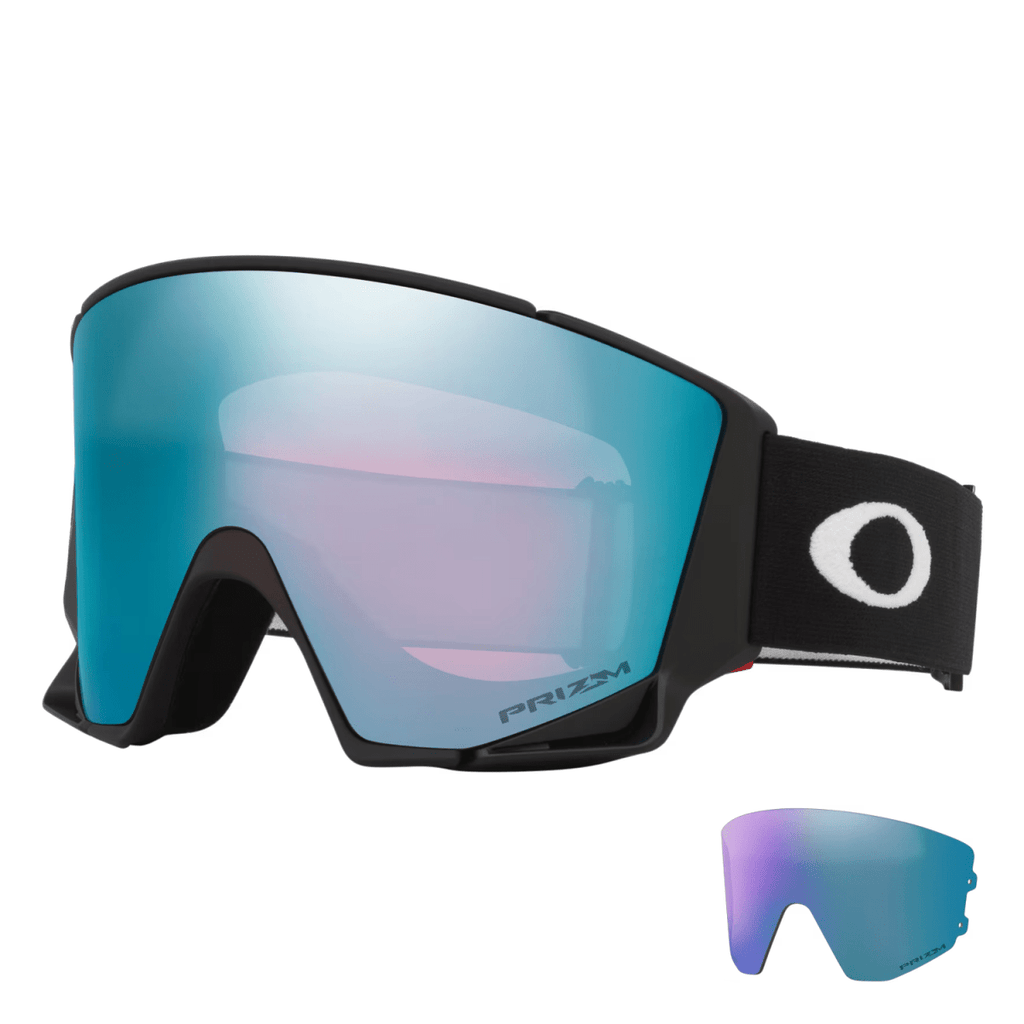 Oakley Flow Scape L Goggles Matte Black/Prizm Sapphire + Prizm Iced - Pacific Boarder