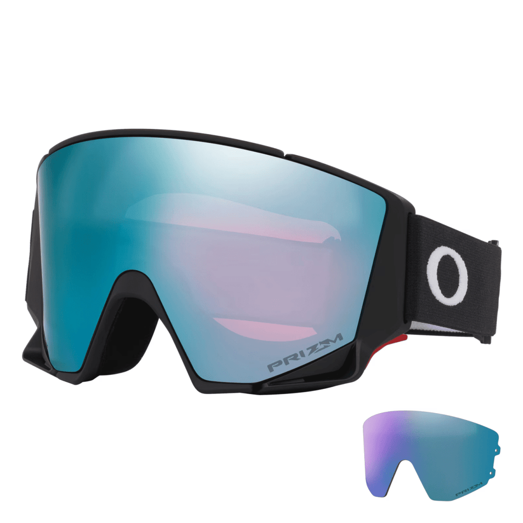 Oakley Flow Scape M Goggles Matte Black/Prizm Sapphire + Prizm Iced - Pacific Boarder