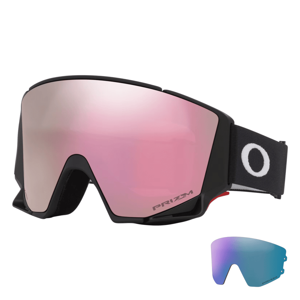 Oakley Flow Scape M Low Bridge Fit Goggles Matte Black/Prizm Rose Gold + Prizm Iced - Pacific Boarder