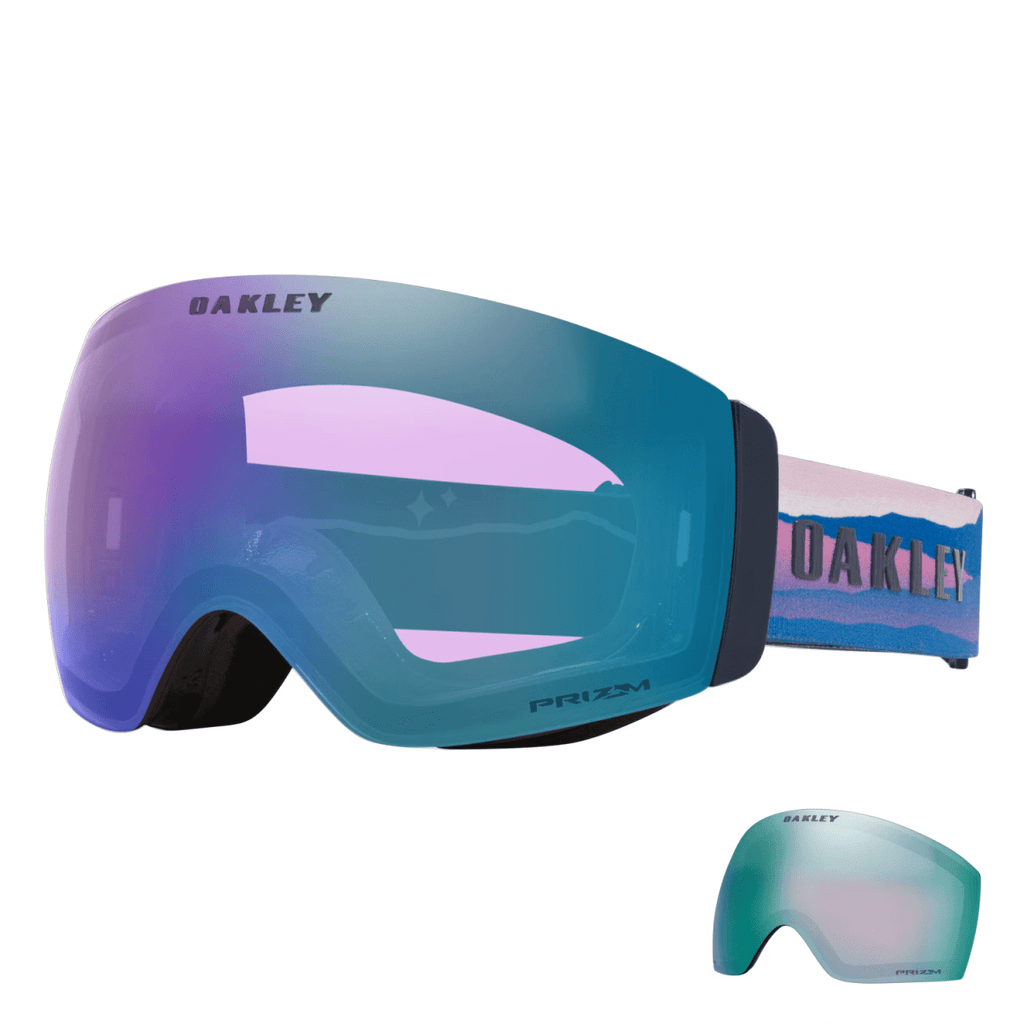 Oakley Flight Deck Pro M Goggles Mikaela Shiffrin Sig/Prizm Iced + Prizm Sapphire - Pacific Boarder