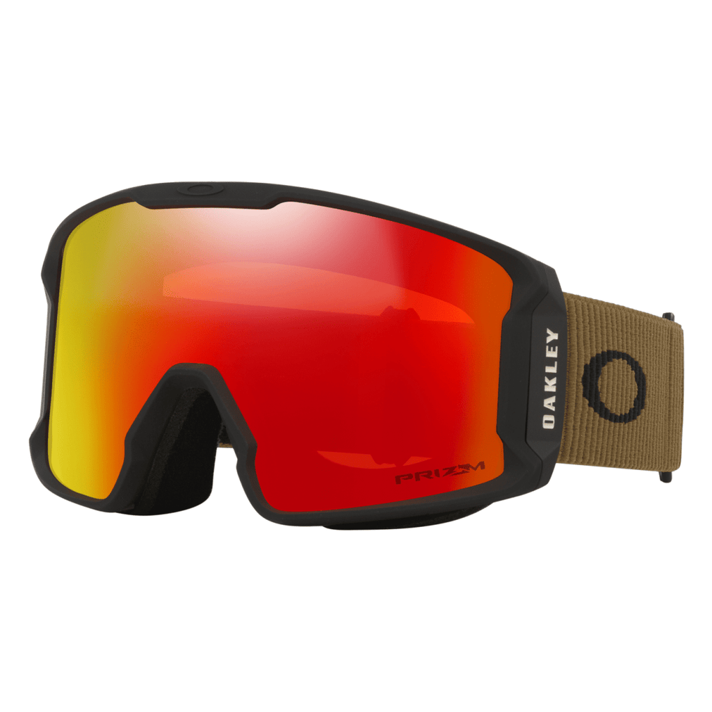 Oakley Line Miner L Goggles Army Green Corduroy/Prizm Snow Torch Iridium - Pacific Boarder