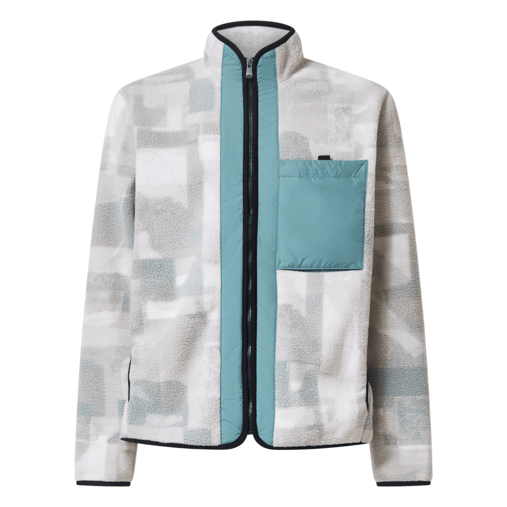 Oakley Men's Off - Slope Mountain Fire Sherpa Jacket 2026 Mountain Camo Green - Pacific Boarder