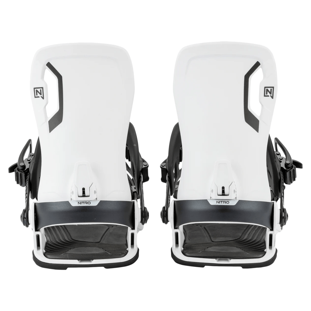 Nitro Talent Snowboard Bindings 2026 White - Pacific Boarder