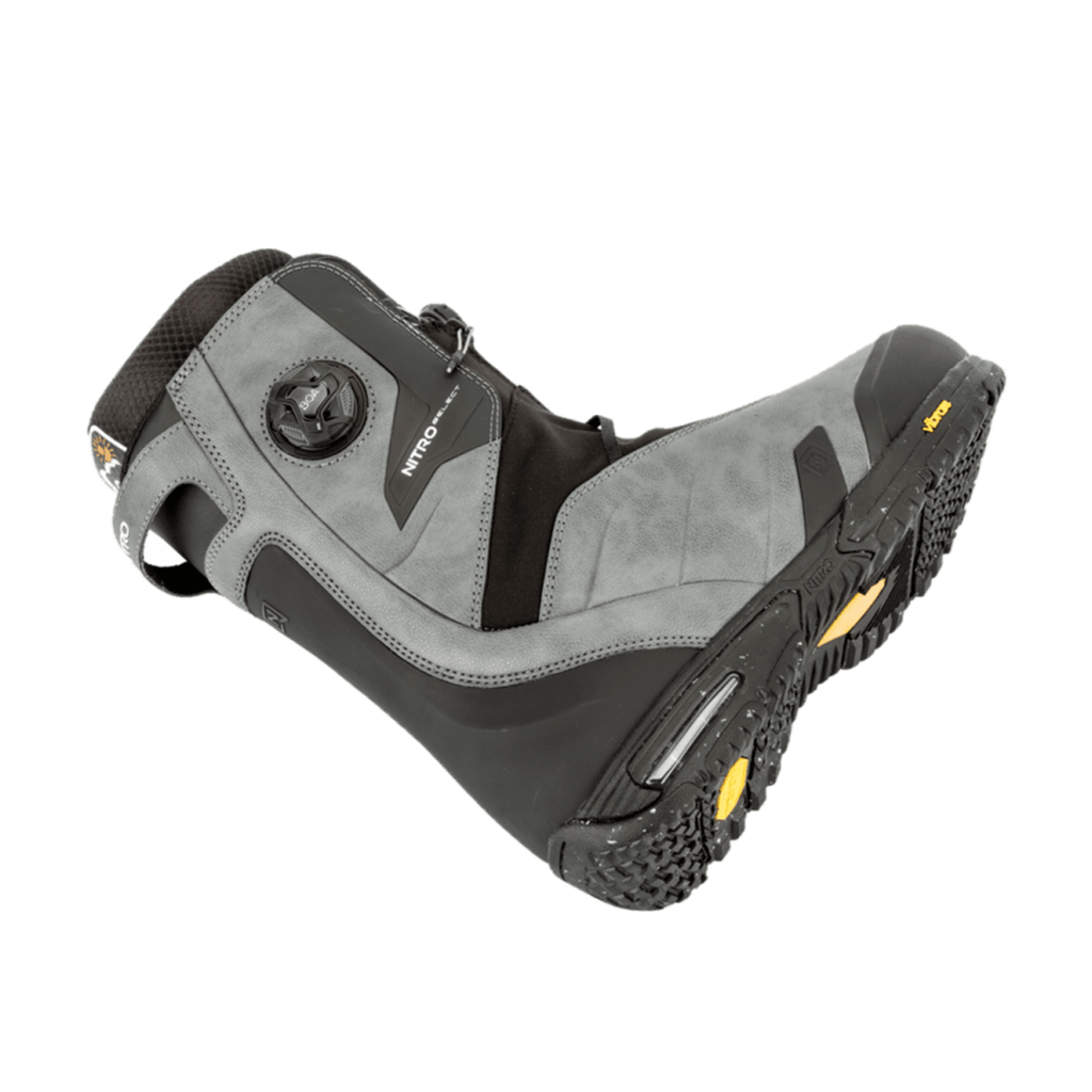 Nitro Men's Select BOA Snowboard Boots 2026 Charcoal/Black - Pacific Boarder