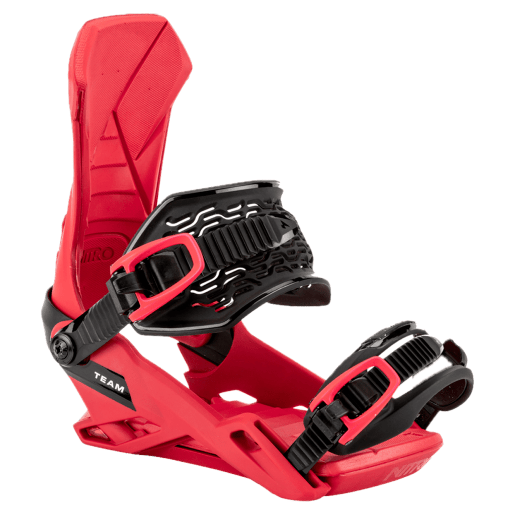 Nitro Men's Team Snowboard Bindings 2026 Vivid Red - Pacific Boarder