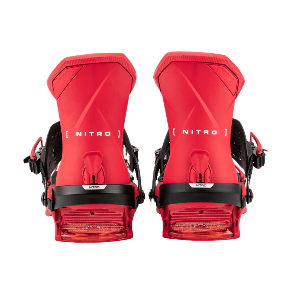 Nitro Men's Team Snowboard Bindings 2026 Vivid Red - Pacific Boarder