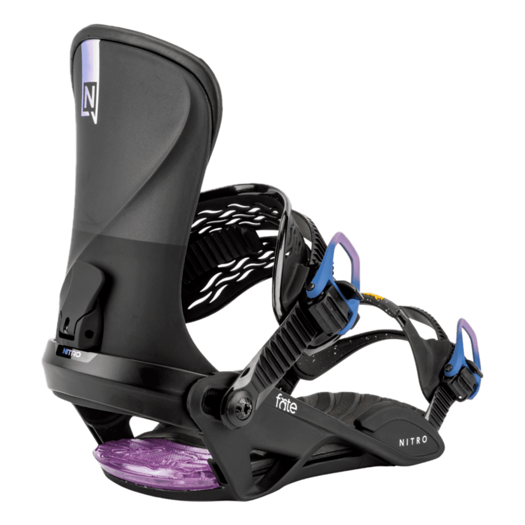 Nitro Women's Fate Snowboard Bindings 2026 Ultra Black - Pacific Boarder